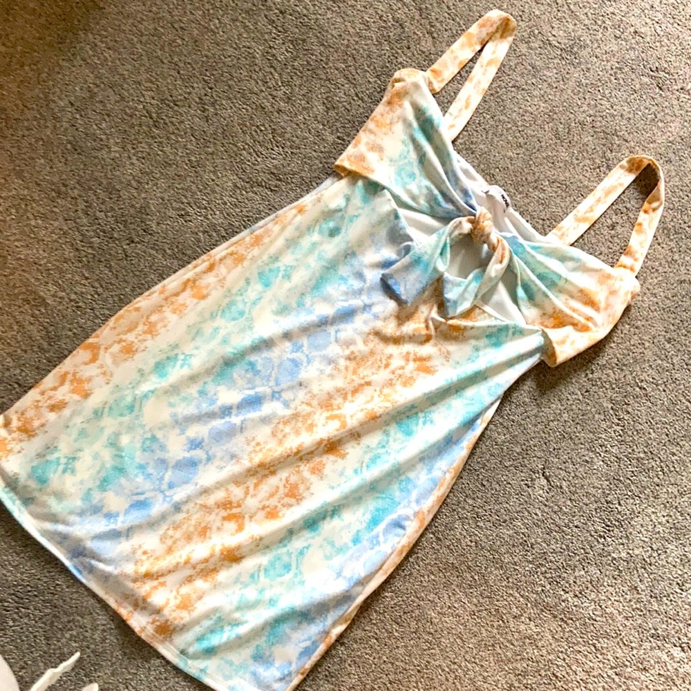 Multicolor snakeskin beauty. Size Small